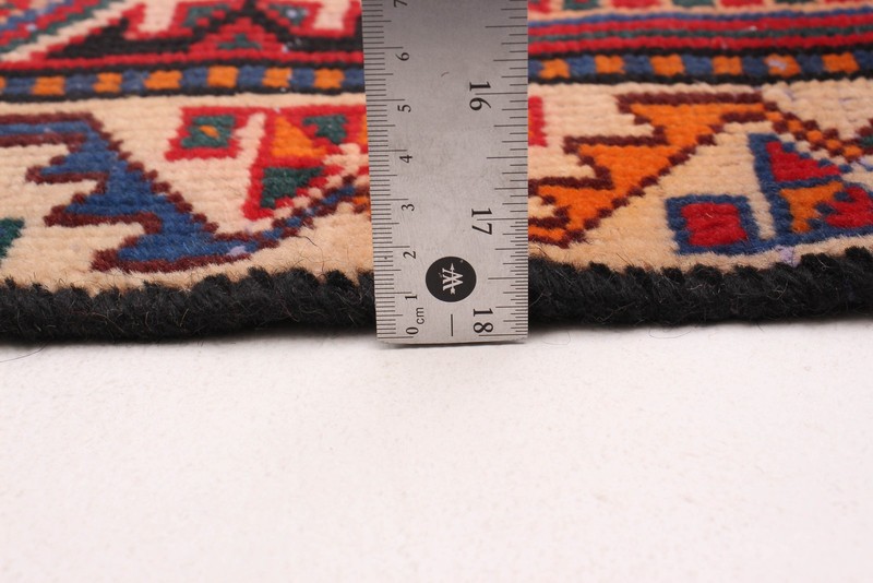 3'2" x 9'10" Vintage Hand-knotted Runner Rug Traditional Oriental Wool Carpet gallery