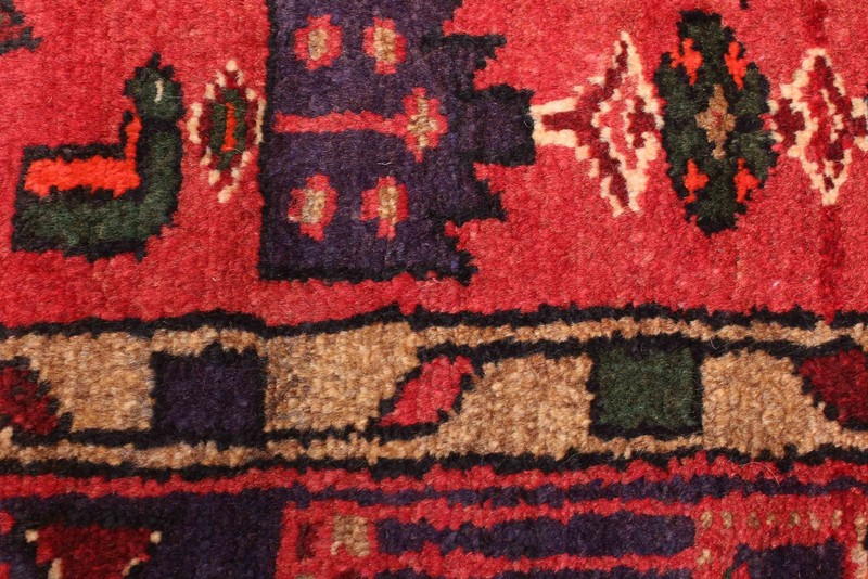 Vintage Hand-Knotted Area Rug 4'3" x 7'1" Traditional Wool Carpet gallery