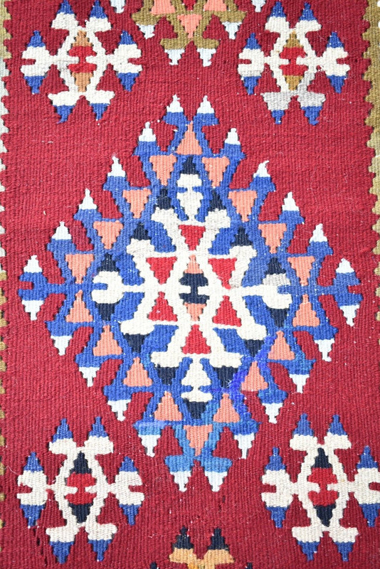 Turkish Kayseri Rug 32'' x 69'' Anatolian Yahyali Rug Organic Wool Area Rug gallery