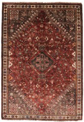 Tribal Vintage Oriental Rug Rusty Red Carpet Farmhouse Boho Decor 5’9X8’5 ft
