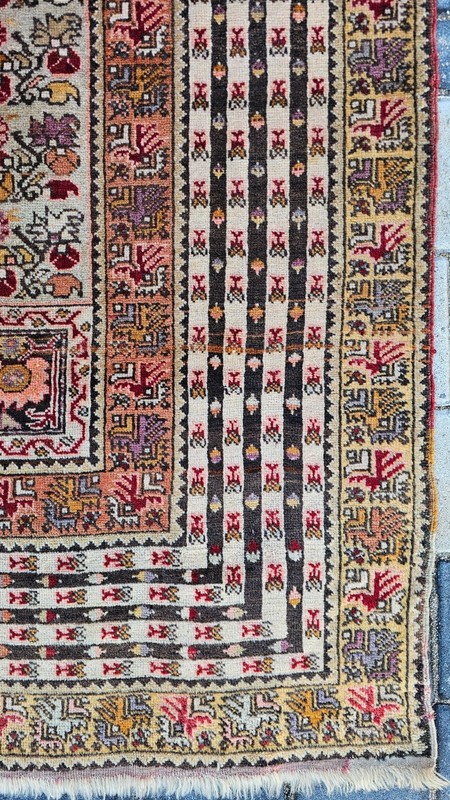 Antique rug, rare finds, Antique decor, all wool rug, Prayer rug, old wall rug gallery
