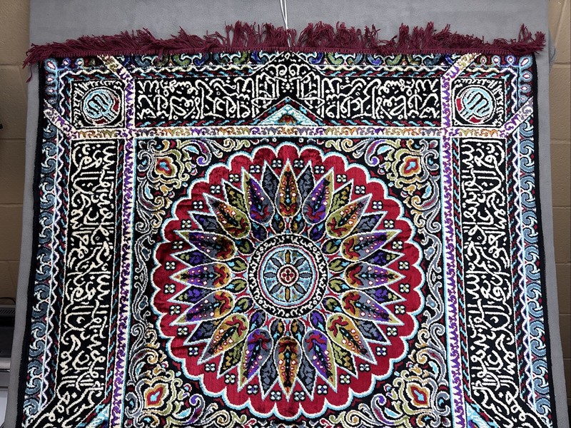6' x 4' BREATHTAKING MINT HAND KNOTTED VEGETABLE DYE WOOL SILK & NAINN RUG gallery