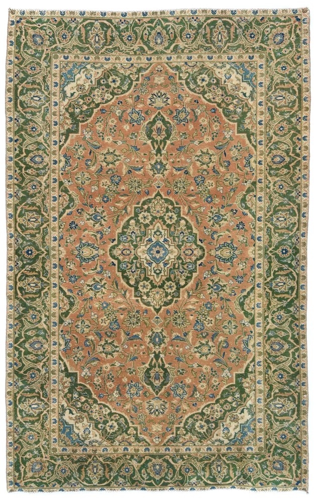 Handmade Vintage Oriental Rug Floral Tribal Style Decor Entryway Carpet 5X8 ft