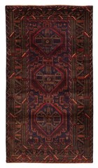 Vintage Hand-Knotted Carpet 3’7″ x 6’8″ Traditional Oriental Wool Area Rug