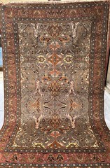 140 x 222 Stunning Vintage Hereke Turkish Contemporary Floral Oriental Carpet