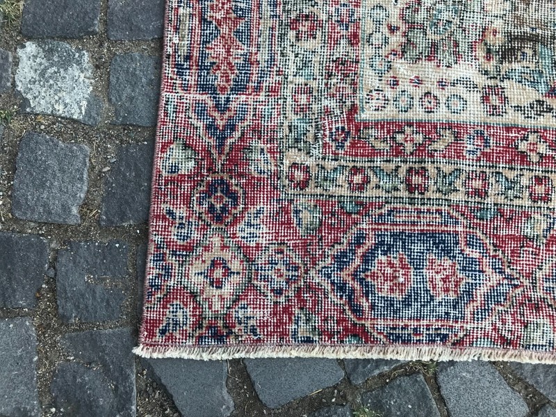 Turkish Vintage Rug, Handmade Wool Rug, Bohemian Large Rug, 5,8 x 9,1 ft gallery