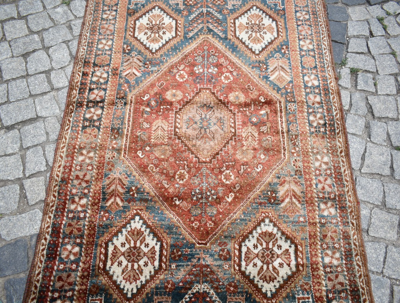 Antique Caucasian Rug 44'' x 64'' Collector Item Hand-knotted Rug Home Decor Rug gallery