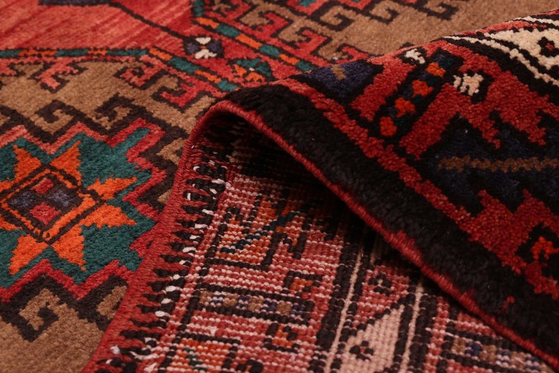 Vintage Hand-knotted Runner Rug 3'8" x 13'11" Traditional Oriental Wool Carpet gallery