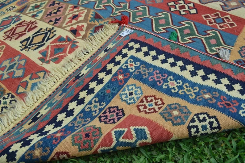 165 X 300 CM COLLECTOR ITEM Antique Shirvan Daghistani Group Fine Quality Kilim gallery