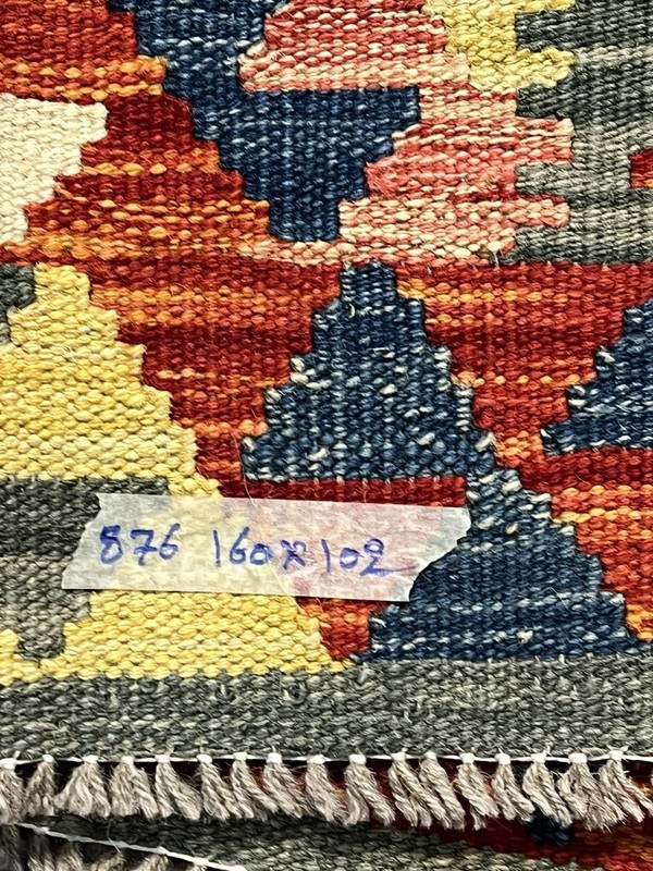 Vintage Kilim Traditional Hand Made Oriental Wool Kilim 5ftx3.2ft 160cmx102cm gallery