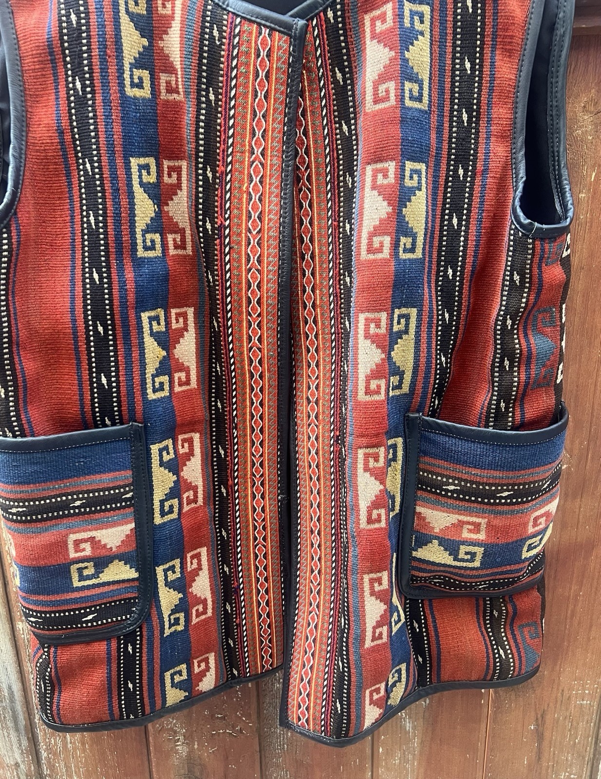 19th Century Original Antique handmade Kilim Jacket And Hat gallery