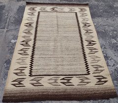 Vintage Handmade Turkish Wool Kilim Rug Carpet 166×110 cm