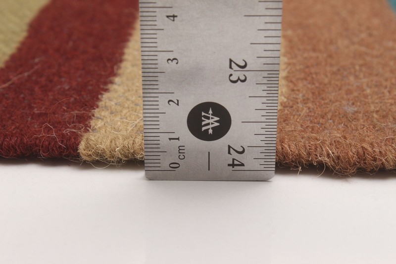 Vintage Hand Woven Area Rug 2'0" x 5'8" Traditional Wool Oriental Carpet gallery
