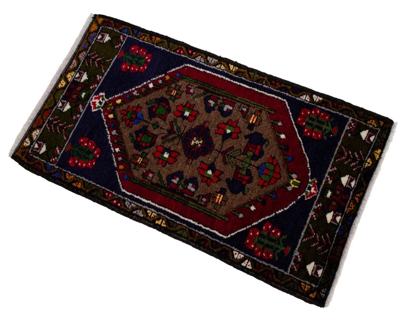 Vintage Rug, Turkish Rug, Oushak Rug, Handmade Rug, Doormat, Kitchen Rug, 2 x 3 gallery