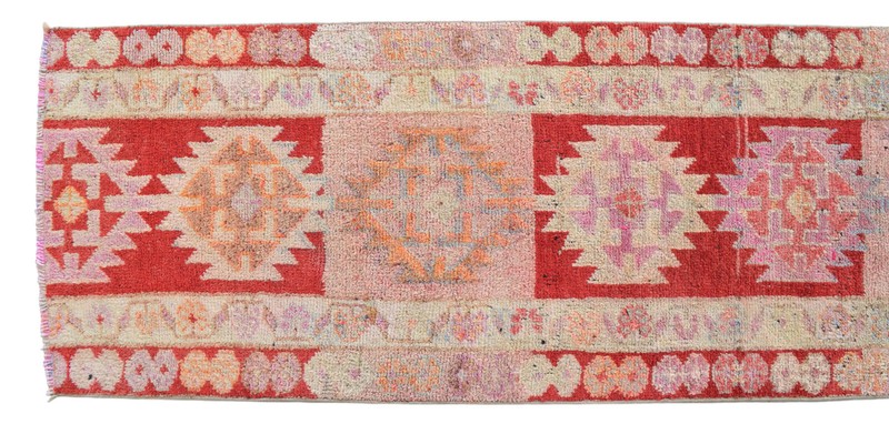 Turkish Rug Runner, HandMade Rug, Tribal Rug Ethnic Rug 3 x 12 ft Kitchen Runner gallery