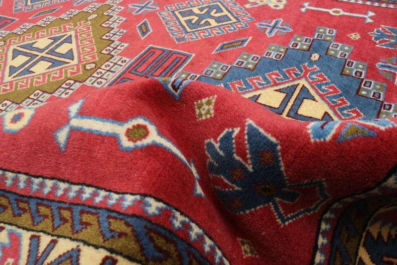 Vintage 3'6" x 5'4" Traditional Hand Knotted Vegetable Dye Wool Area Rug gallery