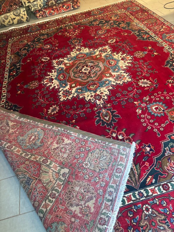 SIMI ANTIQUE. HAND MADE. 13x10. EXCELLENT CONDITION. FULL PILE.TAB.RIZ gallery