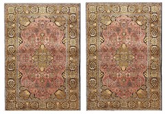 Qumm All Silk . Incredible Pair . Perfect Pair For Your Bedroom . 100% Authentic