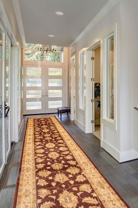 2'8" x 9'4" Vintage Hand-knotted Runner Rug Traditional Oriental Wool Carpet gallery