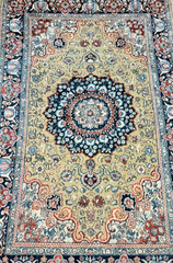 COLLECTORS ITEM Vintage Stunning Natural Silk Fine Quality Hereke Turkish Carpet