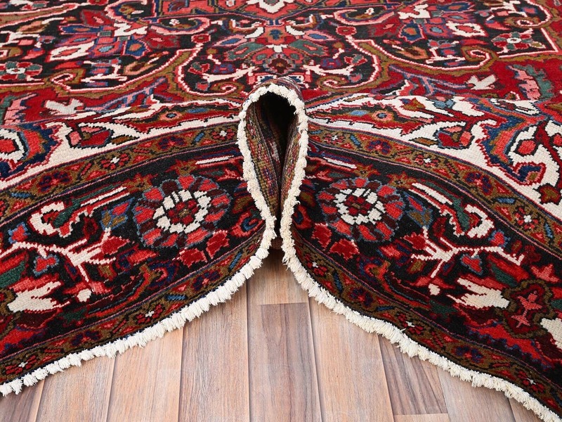 Exquisite Semi Antique 1930-1940's Natural Dye Heriz Collection Rug 9x12ft gallery