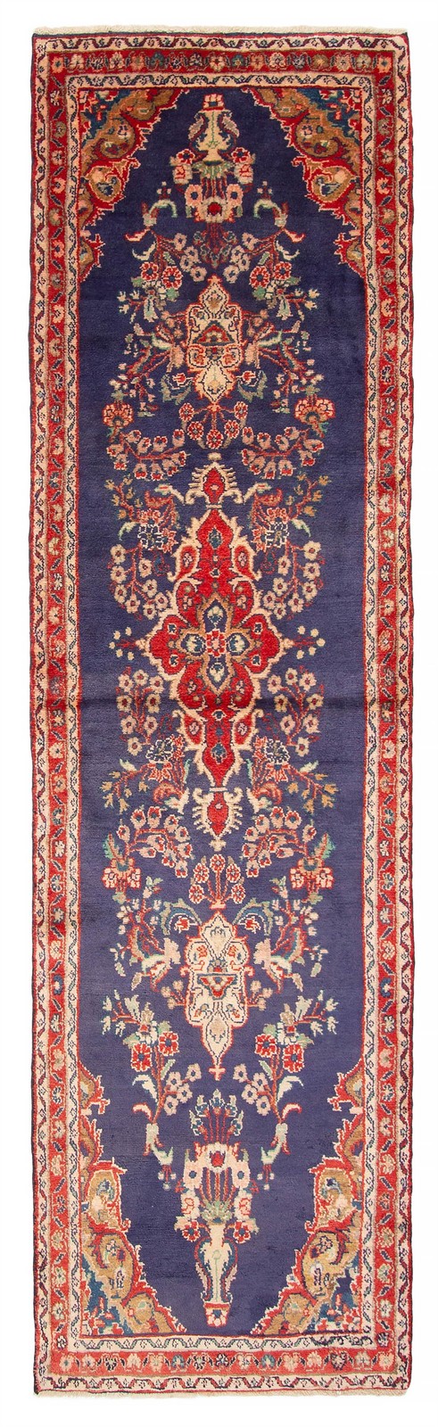 2'7" x 9'5" Vintage Hand-knotted Runner Rug Traditional Oriental Wool Carpet gallery