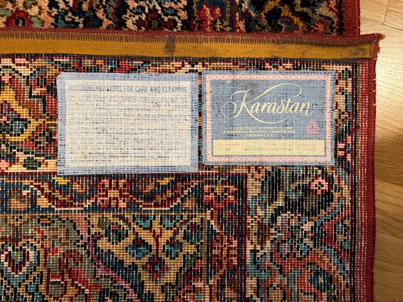 Karastan Wool Vintage Rug 700 717 Kirman Panel Multicolor 4 ft 4 in X 6 ft gallery