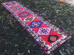 11.6 X 2.7 Ft Turkish Runner Rug Vintage Runner Rug for Stairs Hallway Rug