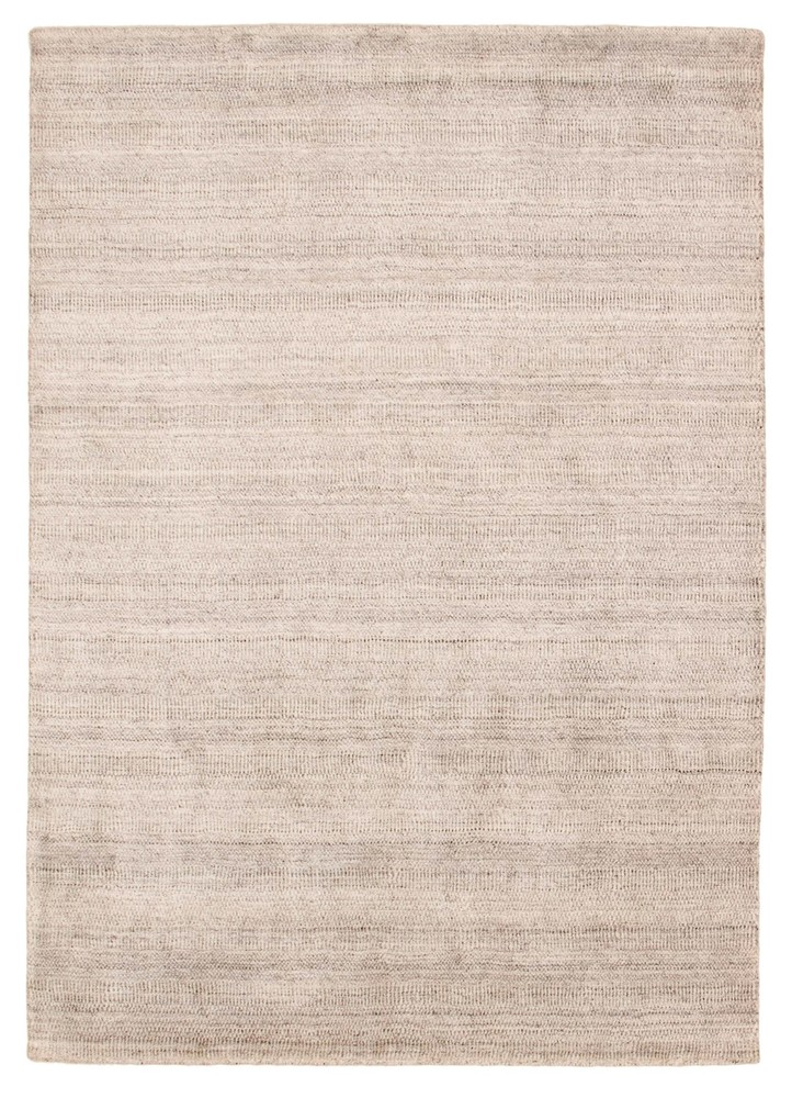 Vintage Hand-Knotted Area Rug 4'11" x 7'2" Traditional Oriental Wool Carpet