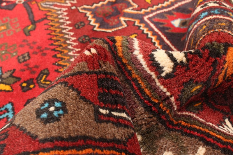 Vintage Hand-Knotted Area Rug 4'1" x 6'1" Traditional Wool Carpet gallery