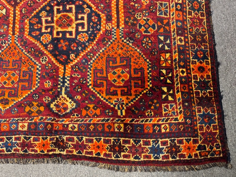 Fine Antique Caucasian Shirvan Rug 4x8 Fine Handmade Vintage Oriental Rug Kazak gallery