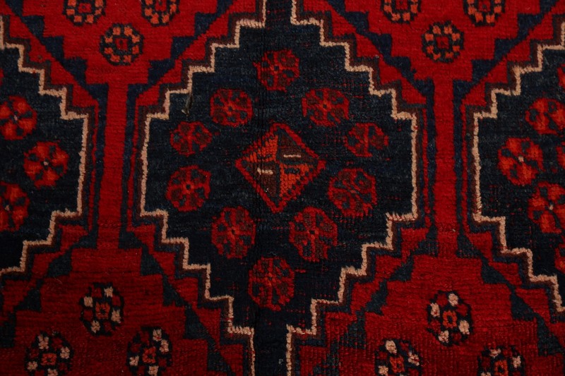 Antique Geometric Traditional Oriental Area Rug Hand-knotted Wool 5x10 Carpet gallery