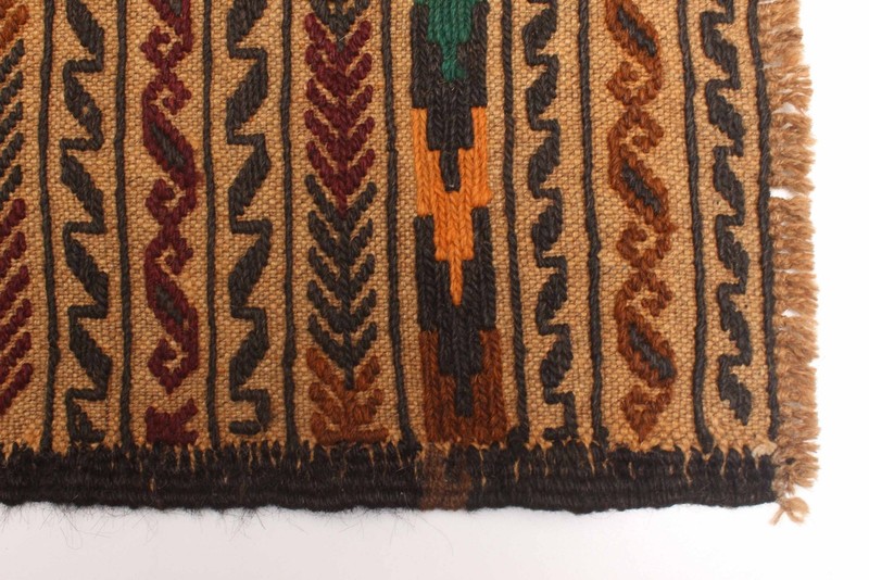 Vintage Hand Woven Area Rug 4'3" x 6'5" Traditional Wool Oriental Carpet gallery