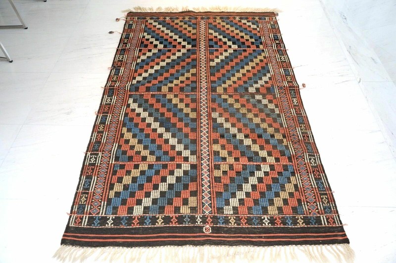 Cicim Kelim, Anatolien um 1910, 220 x 120 cm, perfekte Erhaltung! gallery