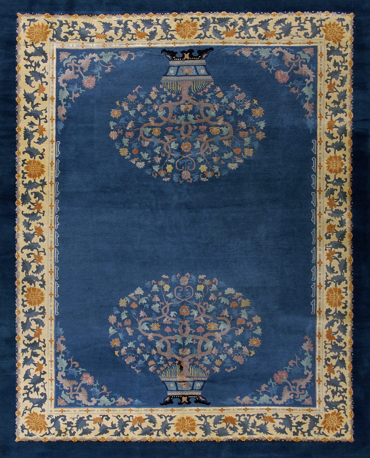 9X12 Antique Chinese Peking Wool Area Rug 1935 gallery