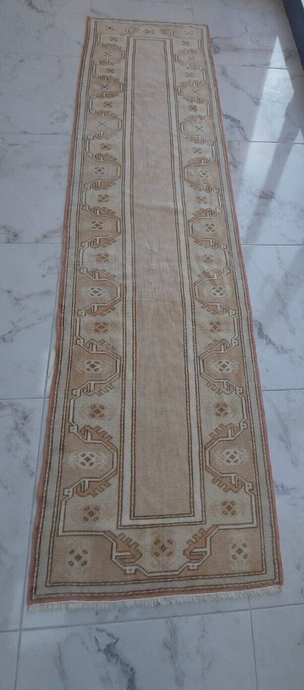 3x10 Antique Runner Rug Turkish Carpet Rug Natural Entry Rug Kitchen Room Rug gallery