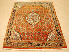 NATURAL WOOL Old Oriental Rugs,Hand Woven,knotted size Approximately3’10” x 5’8″