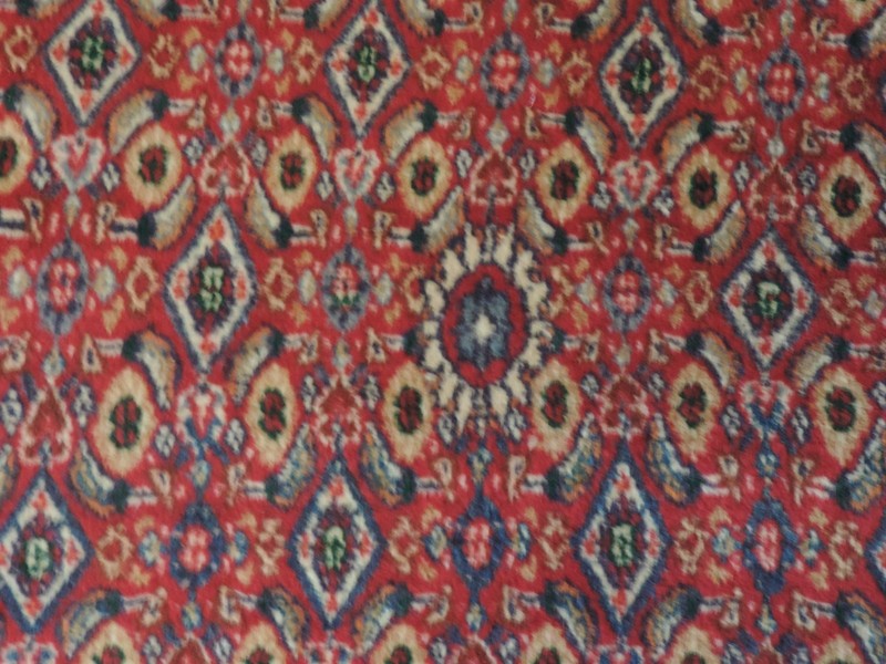 3x6ft. Semi Antique Afghan Balouch Wool Rug gallery