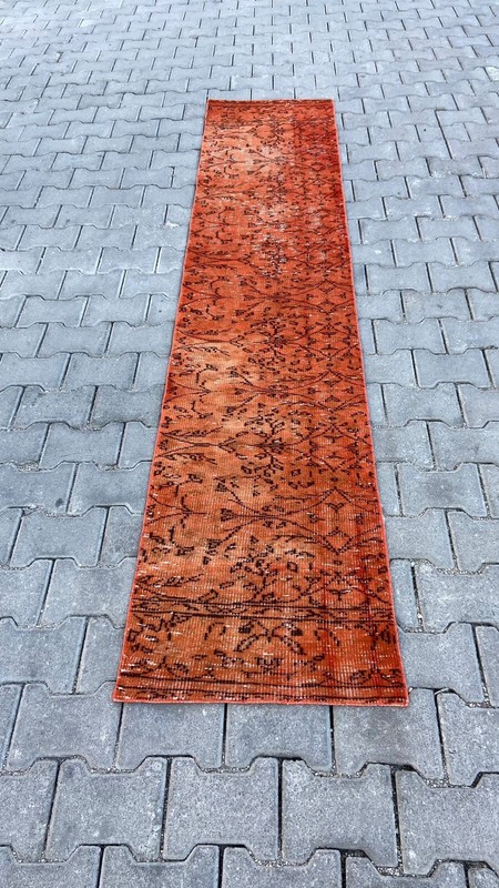 Runner Rug, 2x9 ft Rug, Vintage Rug, Turkish Rug, Handmade Carpet, Wool Rug gallery