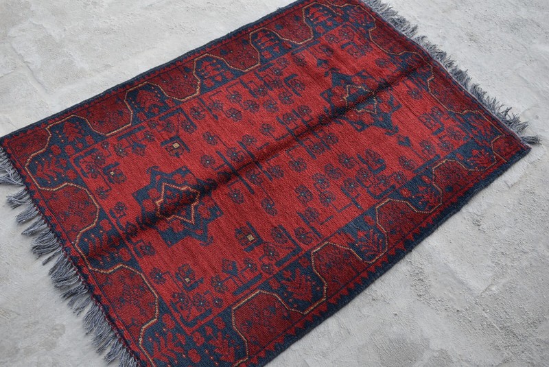 2'8 x 3'10 ft Hand knotted afghan tribal khal muhammadi area rug, 3x5 small rug gallery