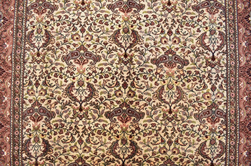 Turkish Rug 78''x113'' Bunyan Carpet Vintage 201x289cm Floral Decor Wool Rug 6x9 gallery