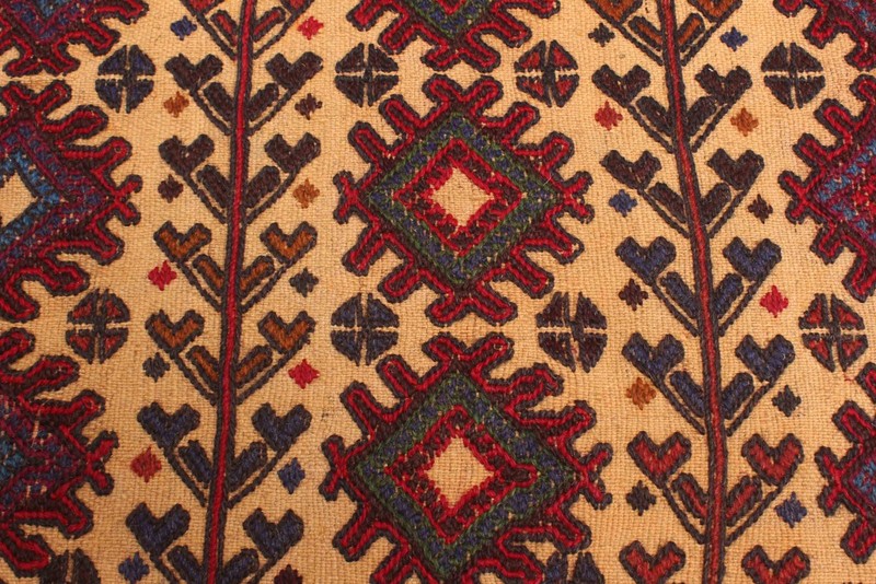 Vintage Hand Woven Area Rug 4'5" x 6'4" Traditional Wool Oriental Carpet gallery