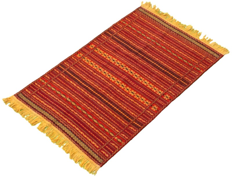 Vintage 3'2" x 5'0" Traditional Wool Hand Woven Oriental Area Rug gallery