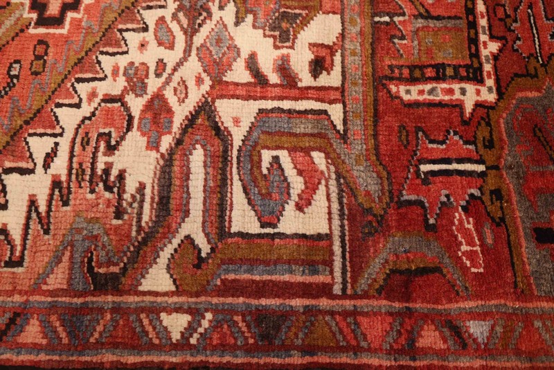Traditional Vintage Hand-Knotted Area Rug 9'2" x 11'8" Oriental Wool Carpet gallery