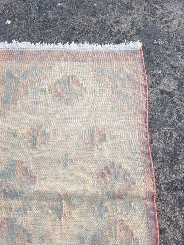 Vintage Traditional Handmade Beautiful Afghani Kilim Floor Rug Carpet 130x68 cm gallery