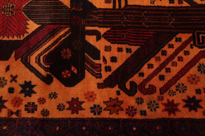 Traditional Vintage Hand-Knotted Area Rug 3'10" x 6'7" Oriental Wool Carpet gallery