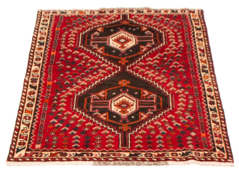 Vintage Hand-Knotted Area Rug 3'4" x 5'0" Traditional Oriental Wool Carpet gallery