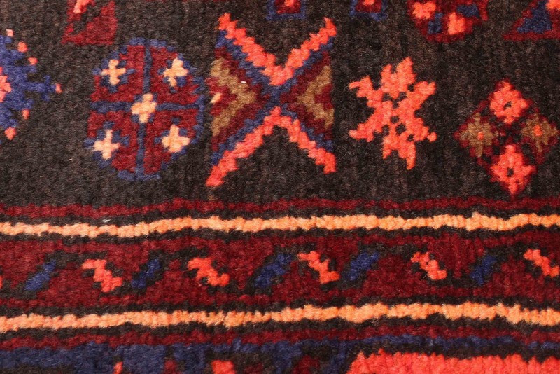 Vintage Hand-Knotted Area Rug 5'2" x 7'3" Traditional Oriental Wool Carpet gallery