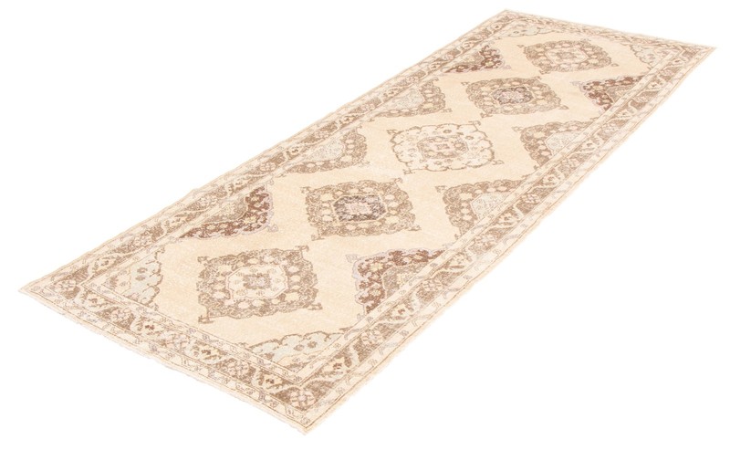 Vintage Hand-Knotted Carpet 4'9" x 12'7" Traditional Oriental Wool Area Rug gallery