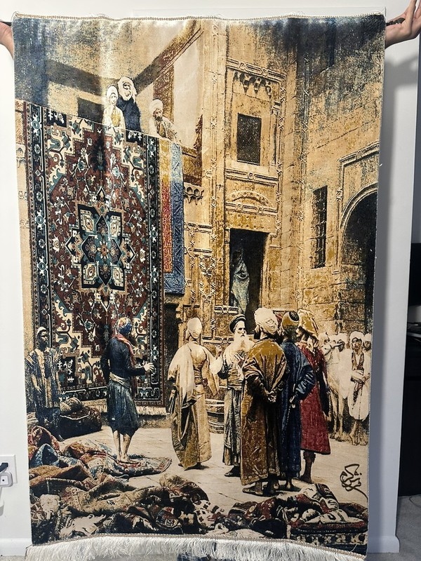 Bazaar-e-Farsh(Rugs Bazaar). Silk Persian carpet gallery